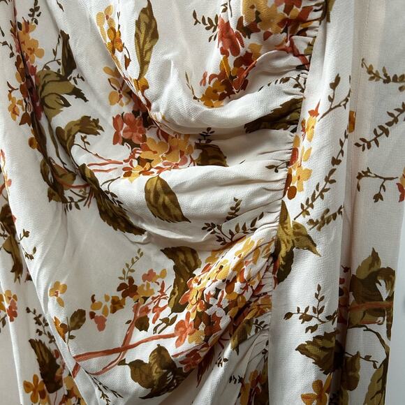 Reformation Senna Formal Maxi Dress in Bella Floral Print Plus Size Size 16 NWT - Picture 7 of 9